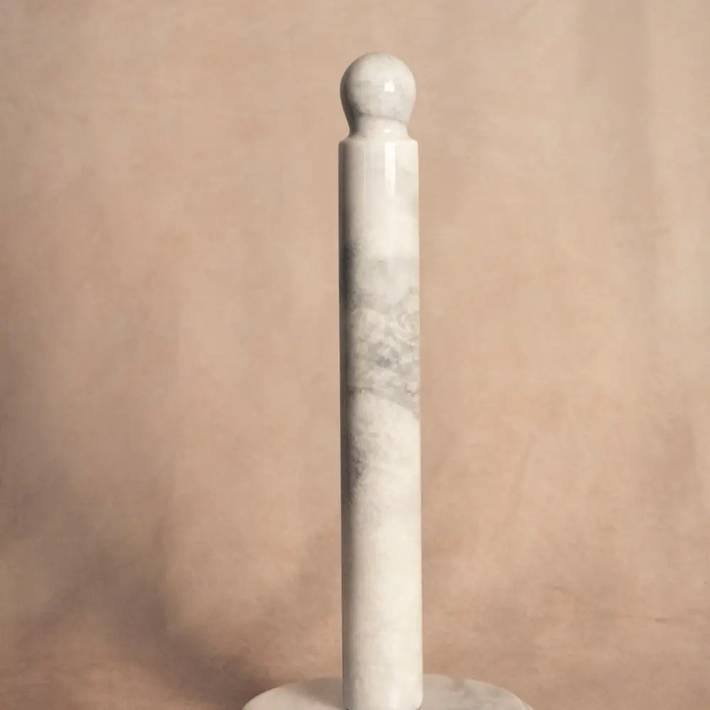White Marble Paper Towel Holder