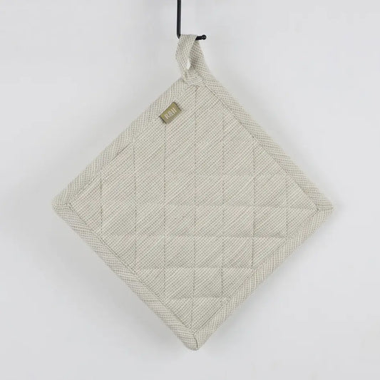 Pot Holder - Slub Chambray Taupe
