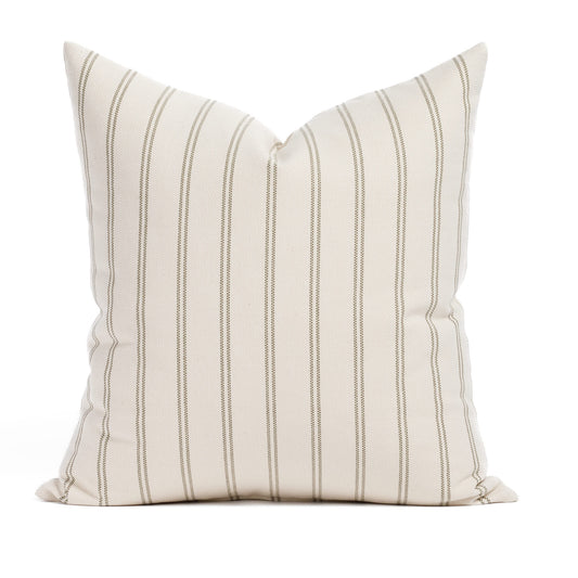Moss Stripe 20x20 Pillow