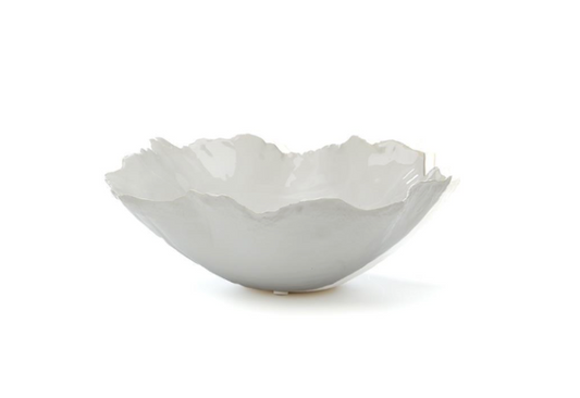 Small White Free Form Bowl