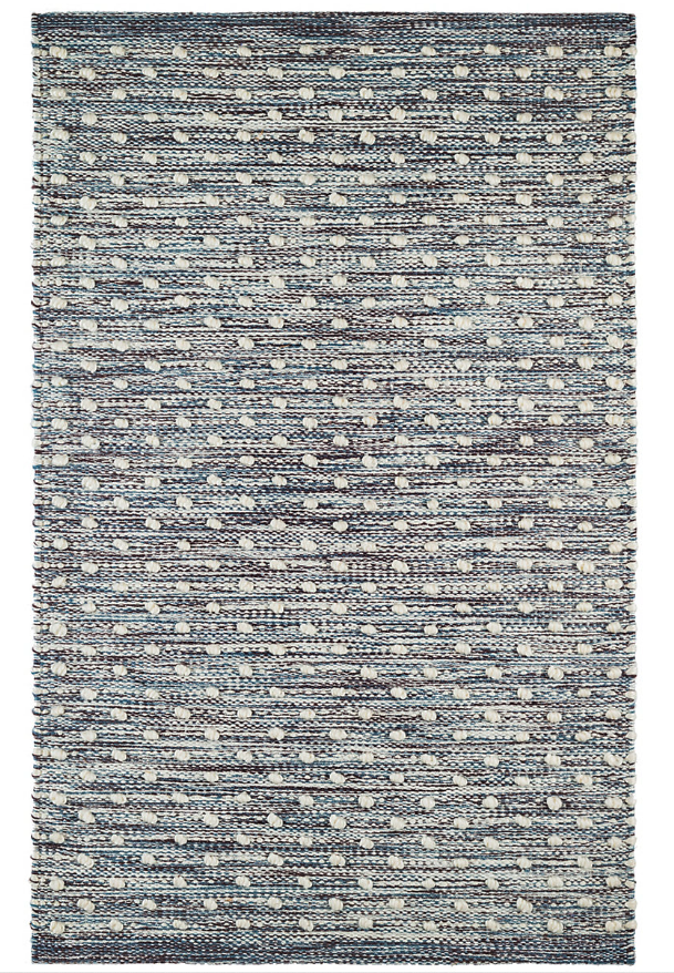 Hobnail Blue In/Out Rug 8x10