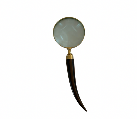 Black & Brown Horn Magnifying Glass