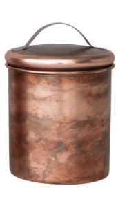 Copper Finished Canisters