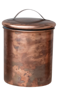 Copper Finished Canisters