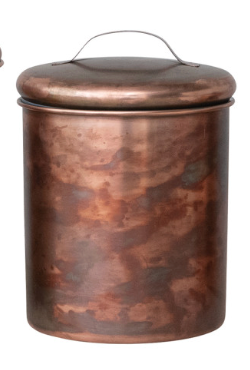 Copper Finished Canisters
