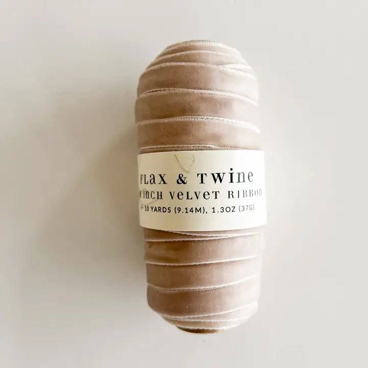 Christmas 3/8" Velvet Ribbon