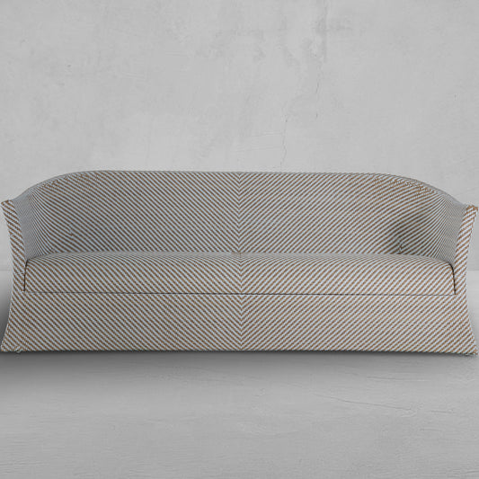 Bari Sofa White and Natural