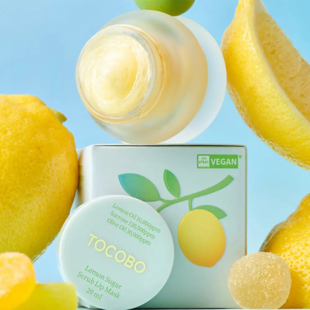 Tocobo Vegan Lemon Sugar Lip Scrub Mask