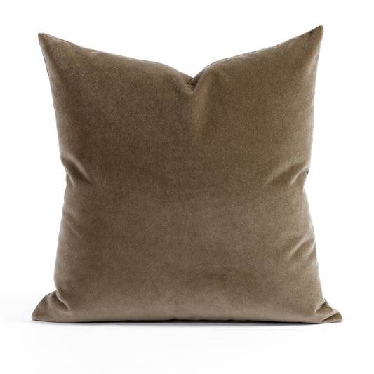 Toffee Velvet 20x20 Pillow