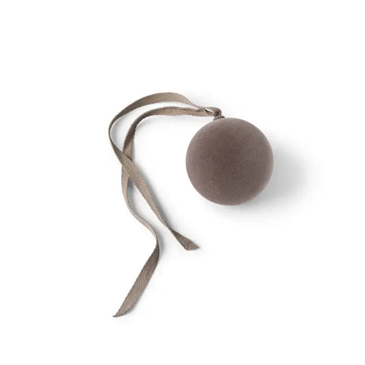 Nude Grey Velvet Ornament