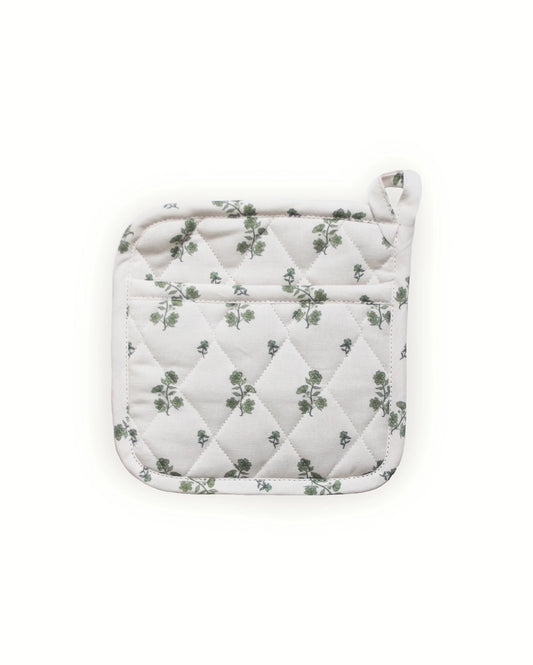 Bouquet Floral Quilted  Pot Holder set
