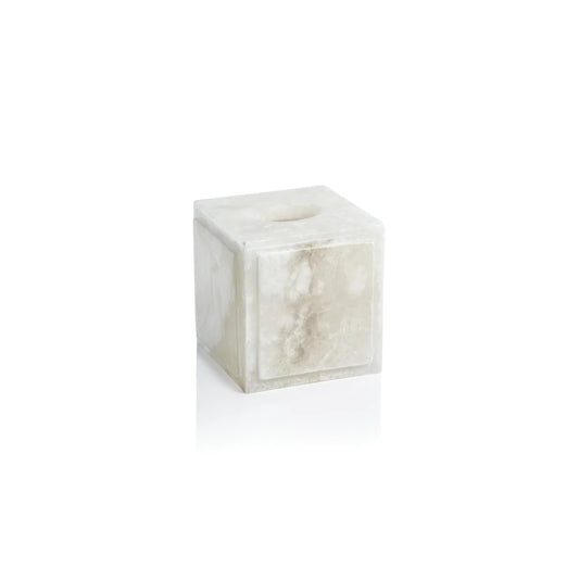 Alabaster Tissue Box