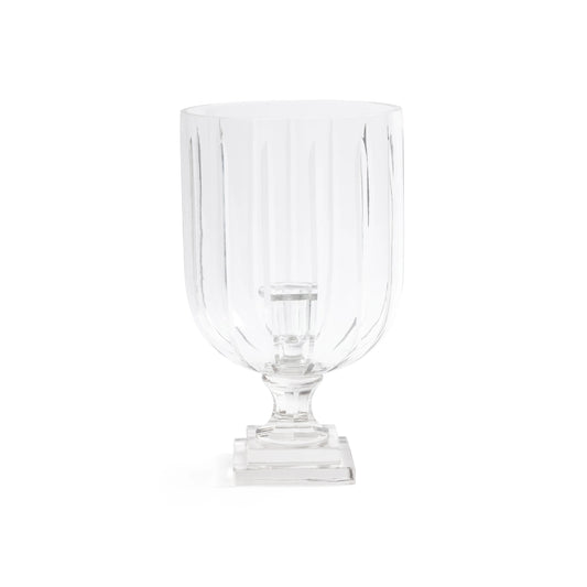 Maison De Verre Straight Cut Glass Taper Hurricane