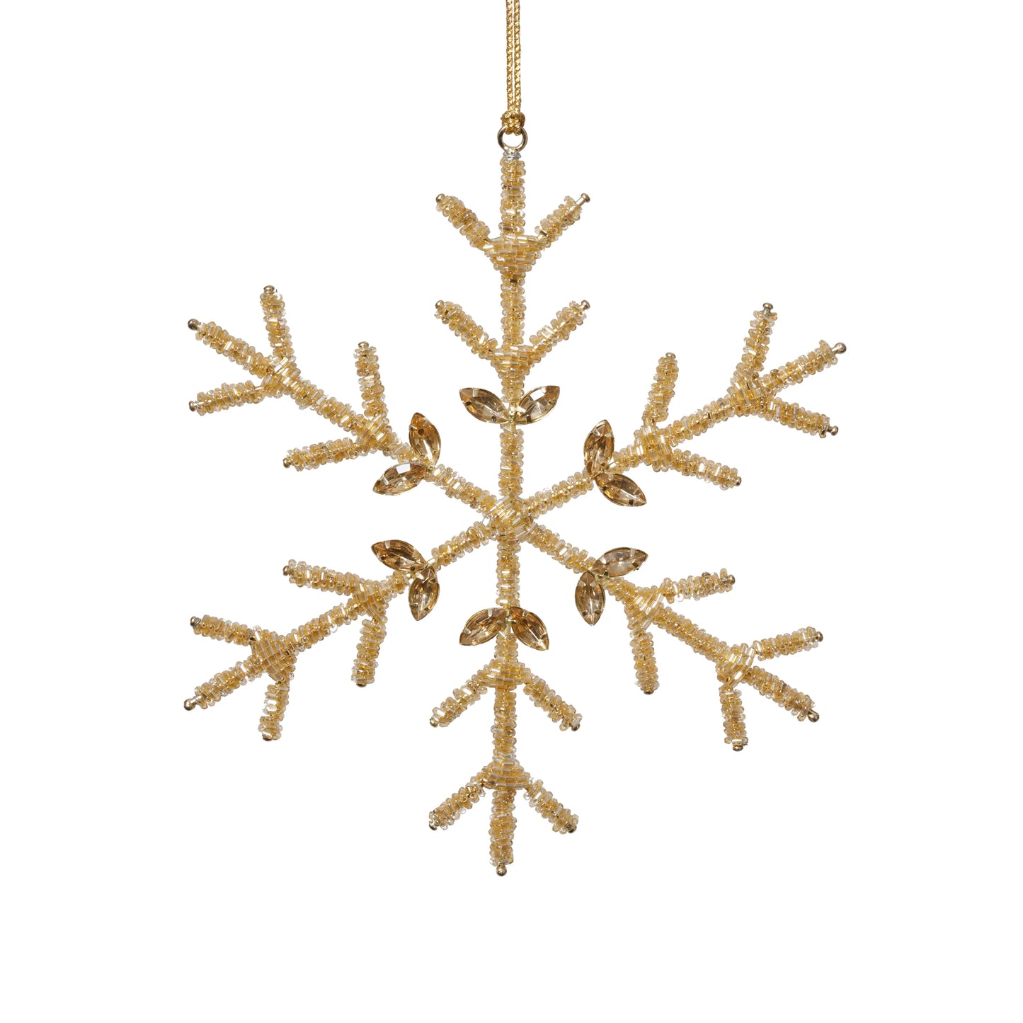 Beaded Snowflake Ornament