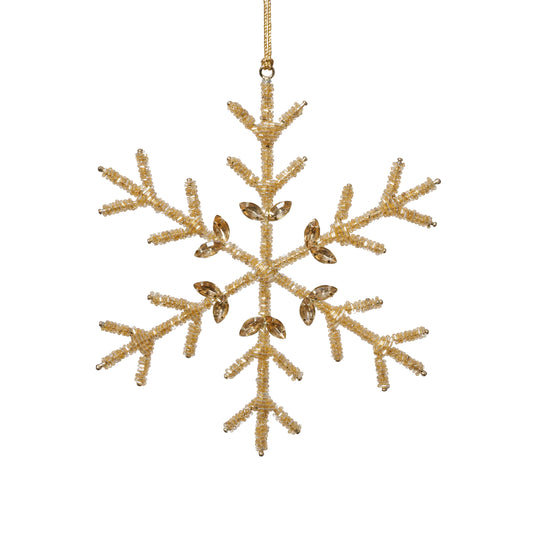 Beaded Snowflake Ornament