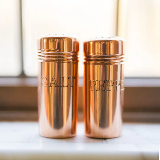 Copper Salt & Pepper Shakers