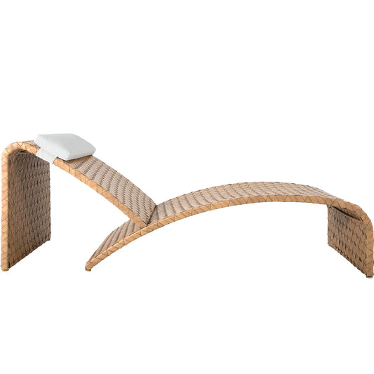 Venice N-Dura Resin Wicker Outdoor Adjustable Chaise Lounge