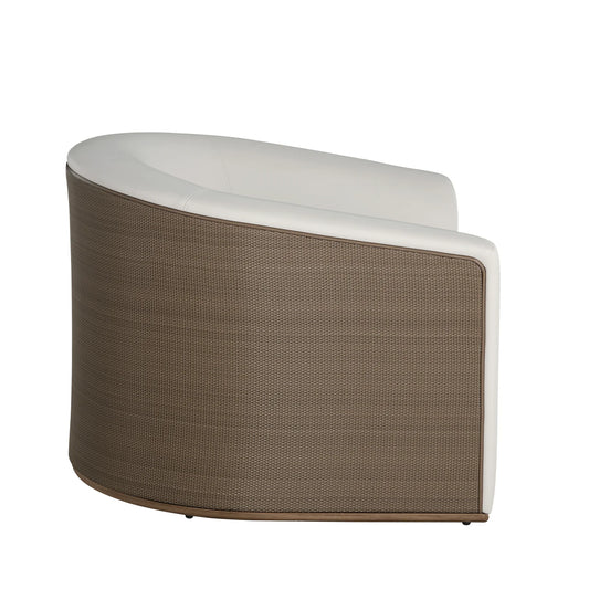 Tahoe Natural Weave Marine Grade Vinyl Lounge Chair