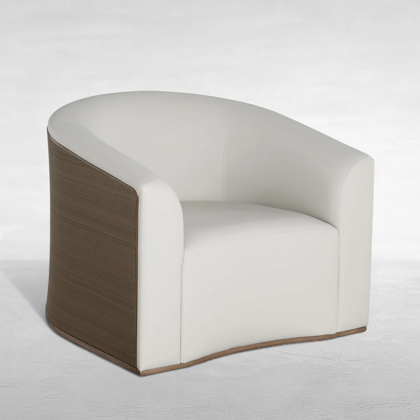 Tahoe Natural Weave Marine Grade Vinyl Lounge Chair