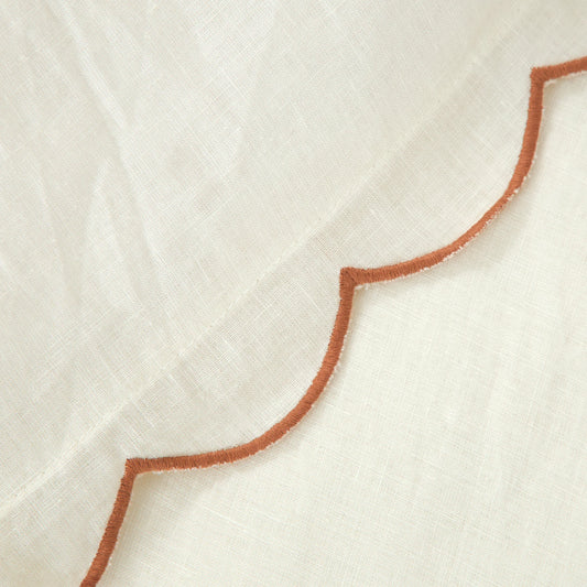 Kelly Cream & Terra Cotta Standard Sham