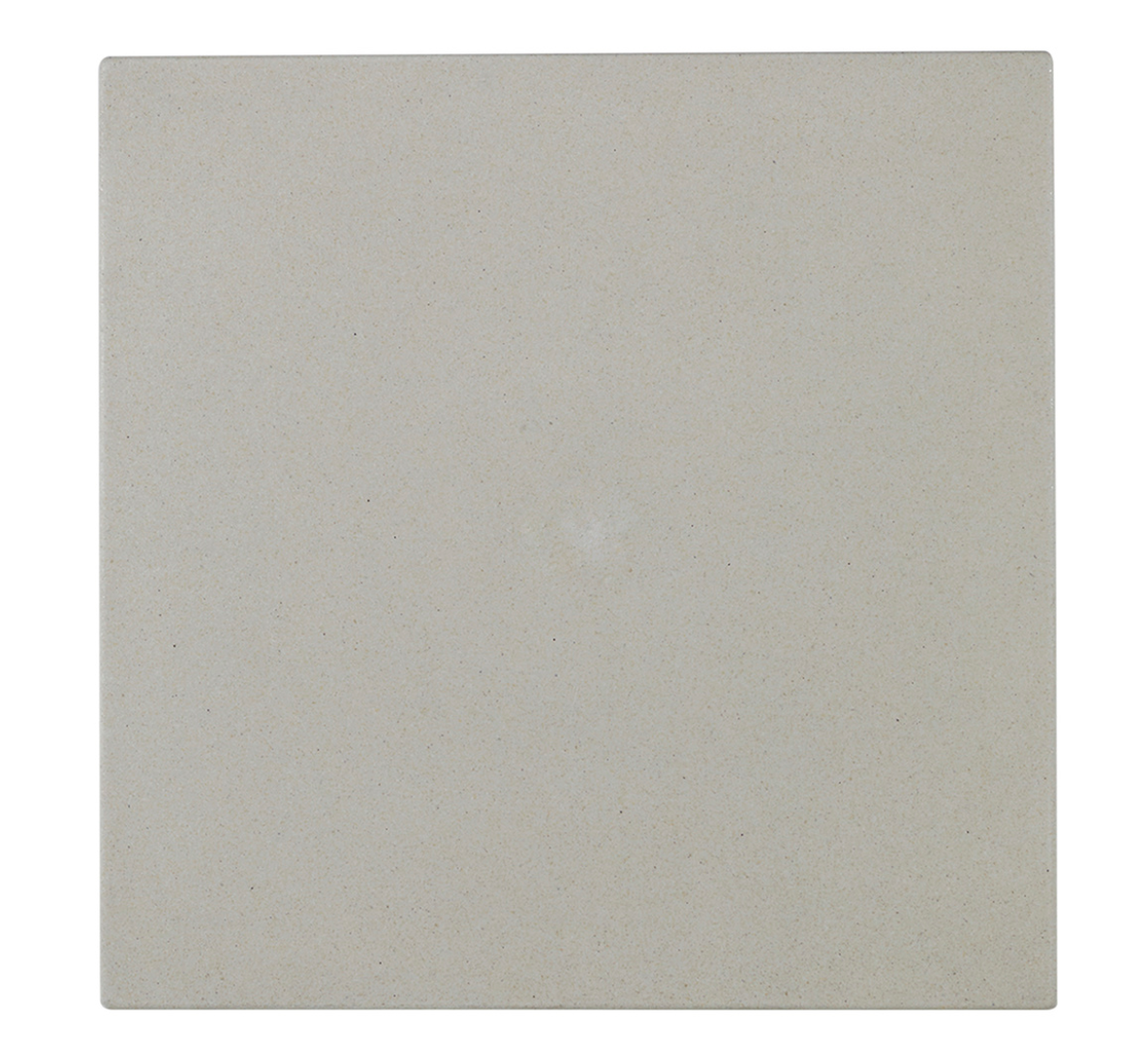 30” Square Top (No Hole) Classic White Stone