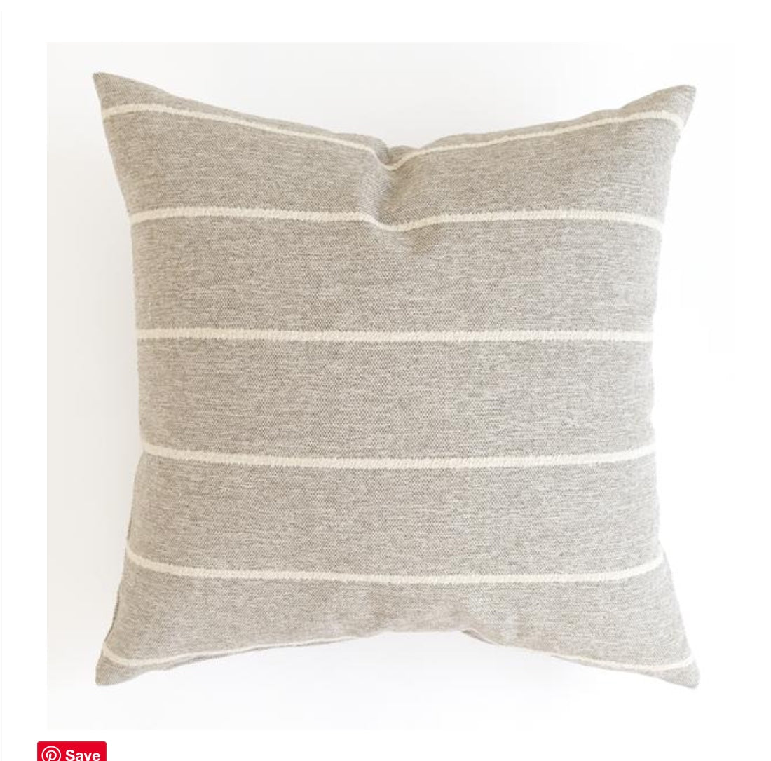 Cobblestone Striped Pillow