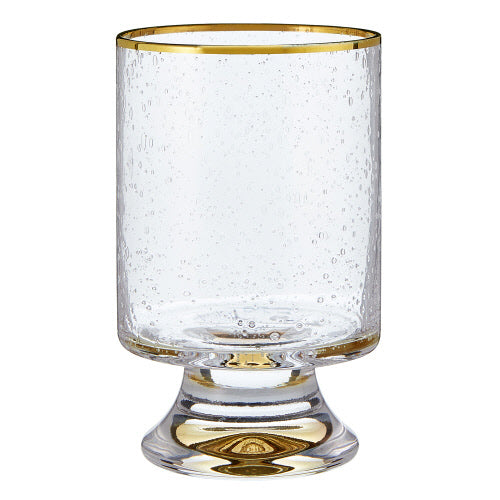 Gold Rimmed Old Fashion Glass
