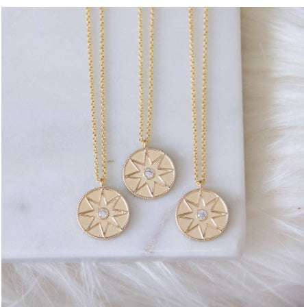North Star Coin Necklace