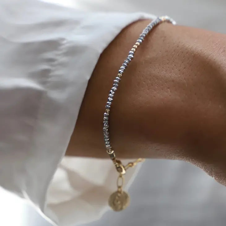 Petite Crystal Beaded Bracelet