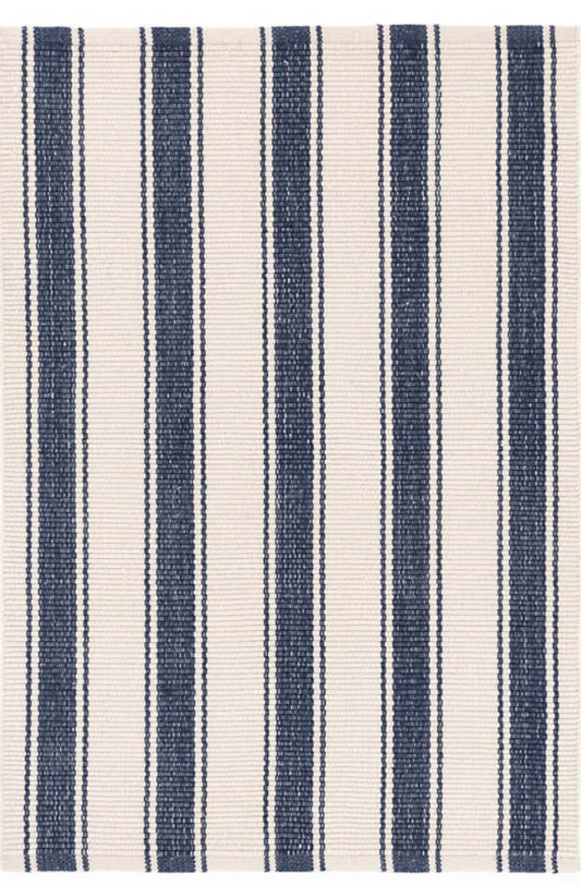 Blue Awning Stripe In/Out 2x3