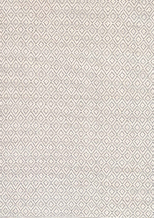 Lattice Dove Grey Rug 2x3