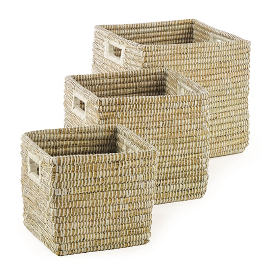 Square Rivergrass Basket