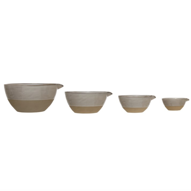 Set/4 Stoneware Bowls