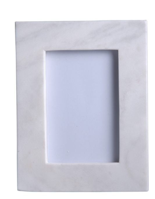 White Marble Frame 4x6