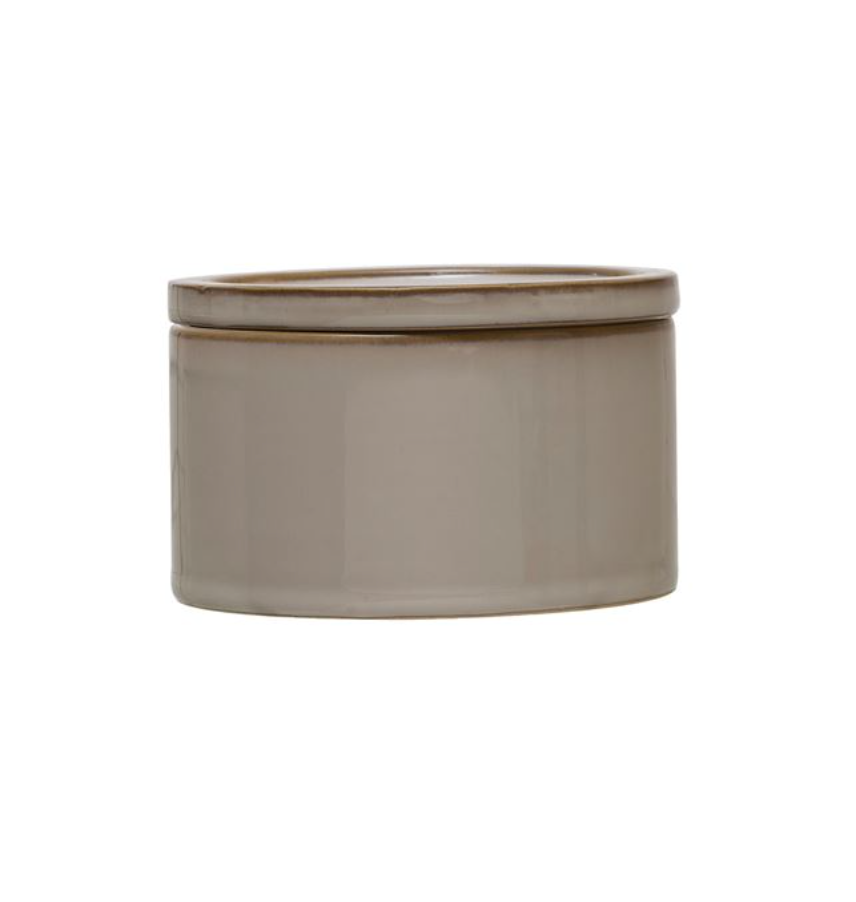 Small Stoneware Canister