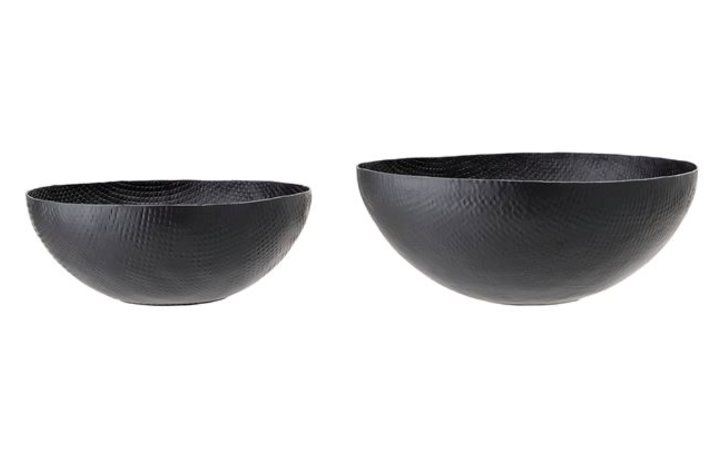 Black Aluminum Bowl
