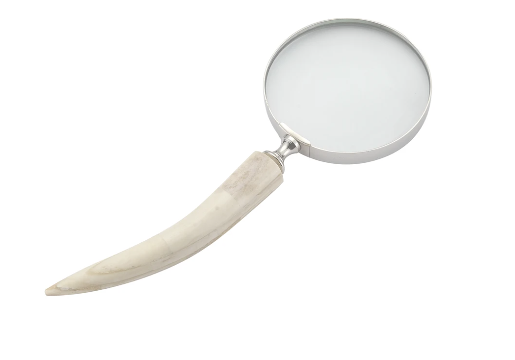 Ivory Bone Magnifying Glass