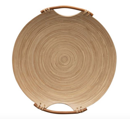 Bamboo Tray with Handles