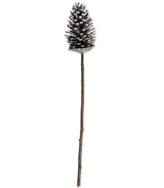 9 Inch Natural Pinecone Stem