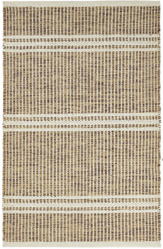 Malta Natural Woven Wool Rug 8x10