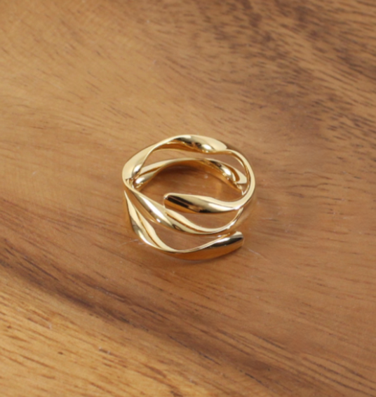 Brass Adjustable Ring