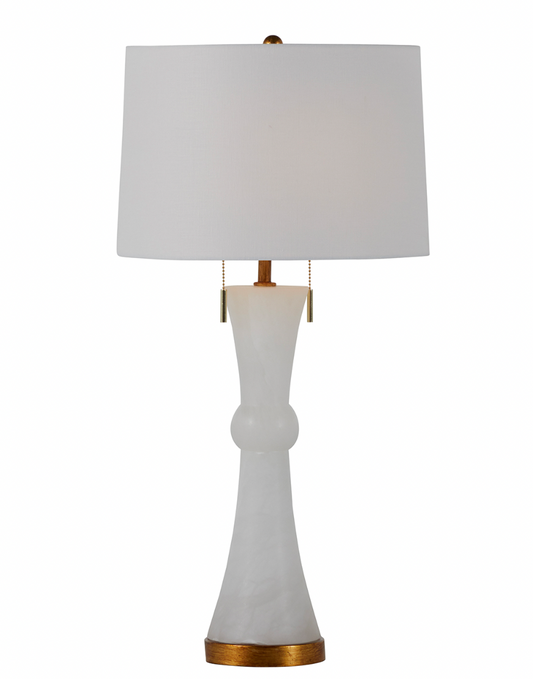 Cinchwaist Alabaster Lamp