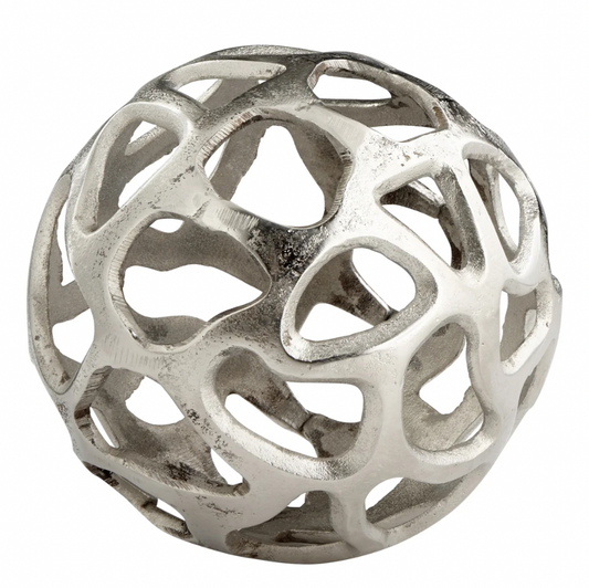 Silver Sphere Décor