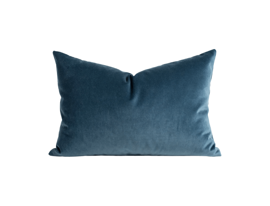 Mason Blue Velvet 14x20 Pillow
