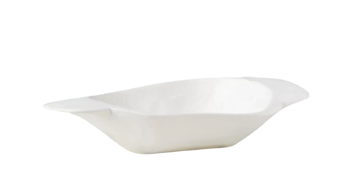 White Mod Dough Bowl