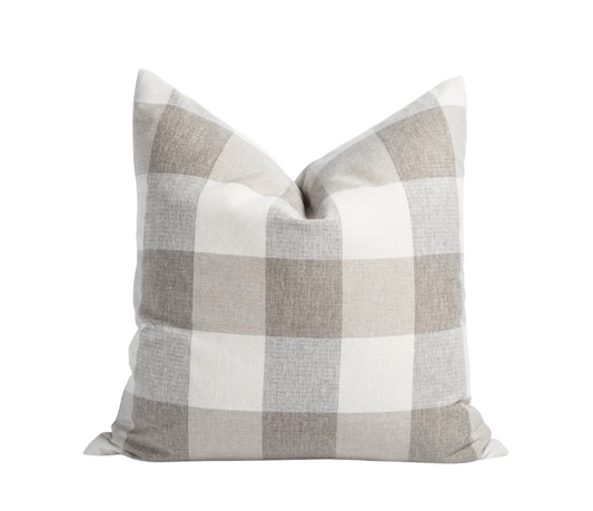 22x22 Cottage Checkered Pillow