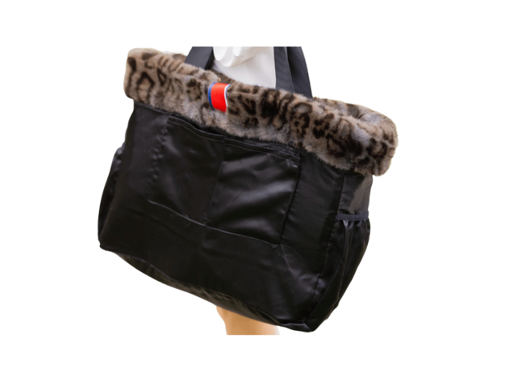 Leopard Faux Fur Tote