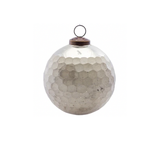 Hammered Ball Ornament