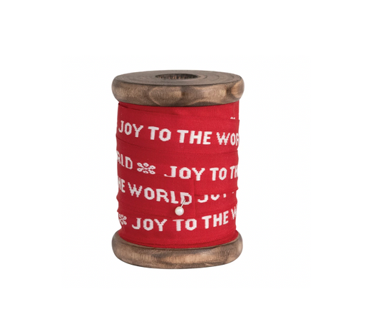 "Joy To the World" 10 Yard Ribbon