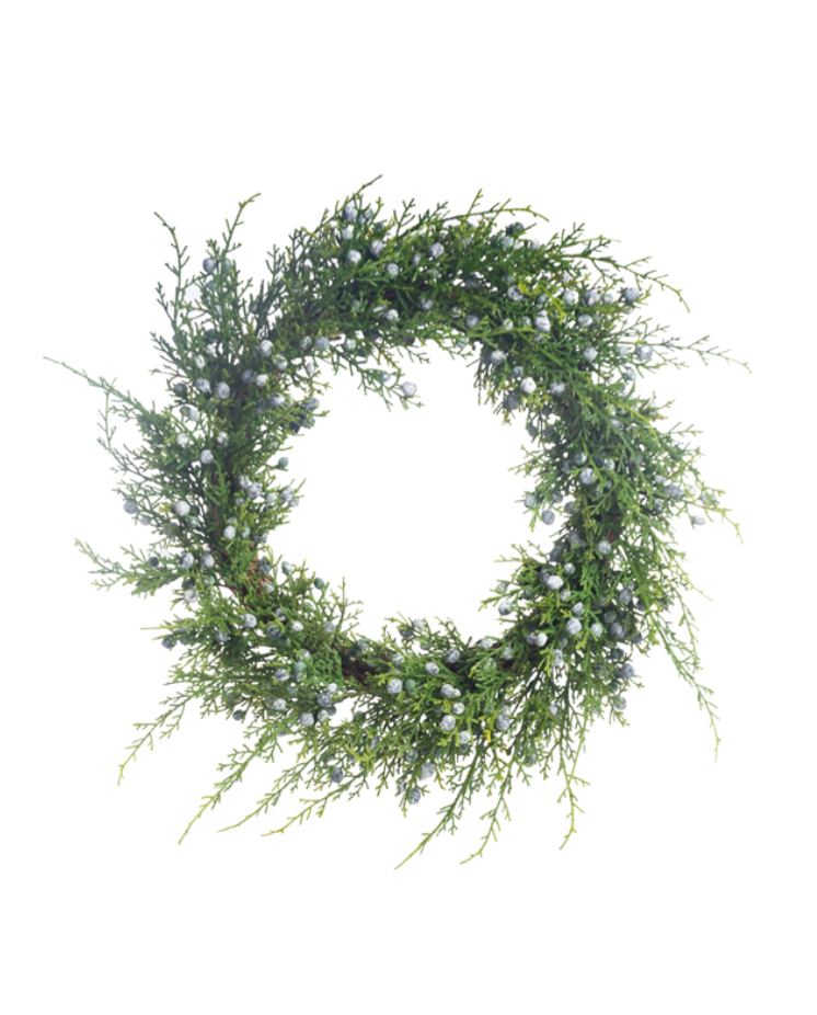 8" Juniper Wreath